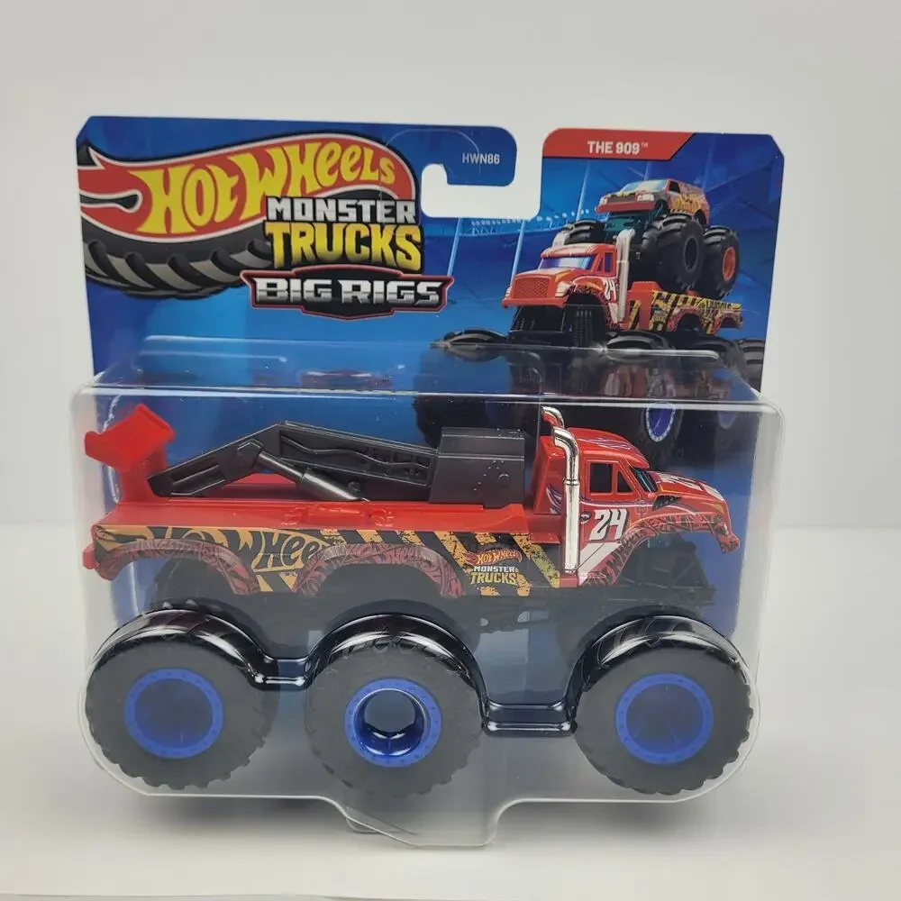 Mattel Hot Wheels Monster Trucks Big Rigs The 909 Six-Wheeler